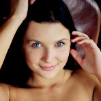 Second pic of Gorgeous raven haired gal poses naked showing off her soft boobs and her delicious pussy. - TheMetArt.com