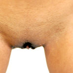 Third pic of Jazmin Ryder - Attractive ebony babe Jazmin Ryder strips her pink shorts and plays with her cunt.