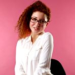 First pic of Charming Redhead With Glasses