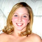 Third pic of Blue-eyed blonde girlfriend posing naked