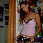 First pic of Unique homemade porn, petite but leggy wife rides on very..