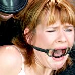 Second pic of SexPreviews - Claire Robbins little miss is rope bound to sybian and made to orgasm