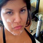 Second pic of Selection of horny amateur chicks enjoying messy jizz