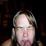 Second pic of Horny amateur babes loving their BF's sticky cum