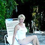 First pic of Hot Swinger Wife Tracy Nude By The Lake Side