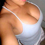 Fourth pic of Busty babes posing in front of the camera