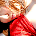 Third pic of Kurara Horie Asian takes red bra off and shows juicy boobies