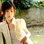 Second pic of Cute slim teen Aoba Itou poses on the floor