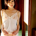 Fourth pic of Cute slim teen Aoba Itou poses on the floor