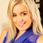 First pic of Amy Green Blonde Vixen in Sheer White Pantyhose