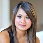 First pic of Annie Lee - Sweet asian brunette Annie Lee with great breast stripping and exposing her tight ass