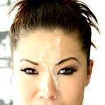 Fourth pic of London Keyes Asian Pornstar Lands Big Facial