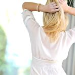 First pic of Alexis Ford - Cute blond babe Alexis Fordgets rid of her sexy clothes and masturbates with a banana