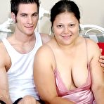 Fourth pic of Chubby Loving - Teen BBW Handling A Cock