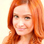 First pic of Elle Richie Spicy Redhead in Black Stockings Shows Full Breasts