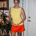 First pic of Beautiful blonde woman loves to show pussy and suck dick