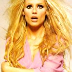 Fourth pic of Michelle Hunziker sexy and cleavage posing mag scans