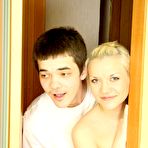 First pic of Cute little blonde teen getting hardcore with boyfriend