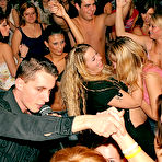 First pic of PARTY HARDCORE :: Naughty housewives give amazing blowjob in club