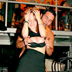 Third pic of PARTY HARDCORE :: Naughty housewives give amazing blowjob in club