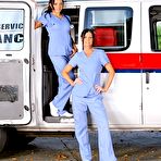 First pic of India Summer & Francesca Le in CFNM Secret video - Rescue Me | Reality Kings