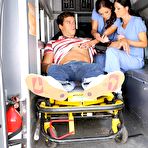 Second pic of India Summer & Francesca Le in CFNM Secret video - Rescue Me | Reality Kings