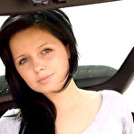 First pic of Busty Ellen in the car POV Blowjob