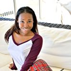 First pic of Busty Ebony Coed And Her Huge Dildo