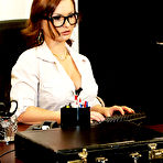 First pic of Katja Kassin Busty Boss Seduces Stud Assistant for In-Office Sex