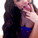 Third pic of Freckles18 - Purple Mesh | Web Starlets