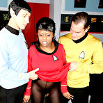 First pic of Jada Fire Ebony Trekker Boldly Goes Down