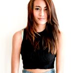 First pic of Teen cutie Janice Griffith lifts the top up and shows her awesome full boobs