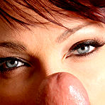 Second pic of Nicki Hunter Dark-Haired MILF Closeup Blowjob