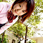 Second pic of Naoko Sawano Asian in sexy school uniform is playful after class