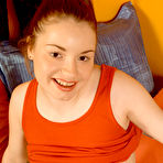 Fourth pic of Cute curvy teen Tatiana Kush shows off her perky tits and ass before toys & masturbation.