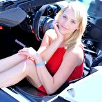 First pic of Hot Ass Blonde FTV Babe Mia Malkova In A Red Dress