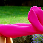 Third pic of Teen Kasia Drunk in Colored Thigh Highs on Webcam | Teen Kasia Videos and Pics