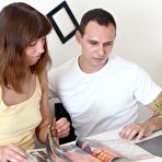 First pic of Marisa's man arrives and undresses her to enjoy her body - I Fucked Her Finally - Spank It Now!