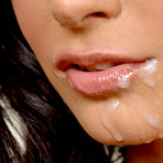 Fourth pic of Only Blowjobs Picture Gallery : Gorgeous 20 Year Old 'Black Angelica' Takes A Huge Cumshot Facial