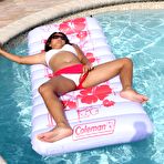 Second pic of ::: Kat Young ::: Cute asian teen Kat demonstrate her small tits and an inviting pussy