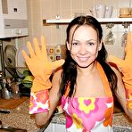 First pic of Little Hellcat - Petite Teen Codi Enjoys Kitchen Sex