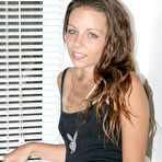 First pic of Tresseme Nubiles - Tresseme Nubiles takes her sexy black playboy dress and shows her hot booty.
