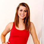 First pic of Brooke Van Buuren - Attractive teen cuttie Brooke Van Buuren strips on the bed and shows her cunny.
