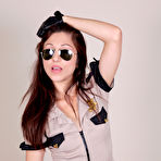 First pic of Cute Skinny Babe Strips Off Her Cop Uniform