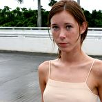 First pic of Amateur teen hottie Brooke Skye running topless outside