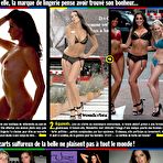 Fourth pic of Katie Green topless on the beach paparazzi shots