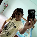 First pic of Tong takes a big white dick in her mouth and pussy