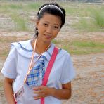 First pic of Filipina schoolgirl fucked outdoors in open field by tourist