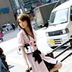 First pic of Japanese tramp is hot in her tight blue jeans