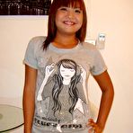 First pic of Really tiny cute Thai babe Ben fucks for a huge facial load